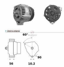 ALTERNATOR IA1117 [CXA666-I]