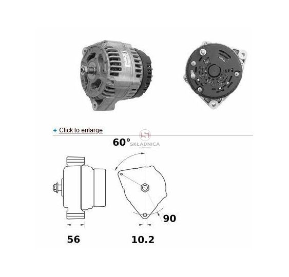 ALTERNATOR IA1117 [CXA666-I]