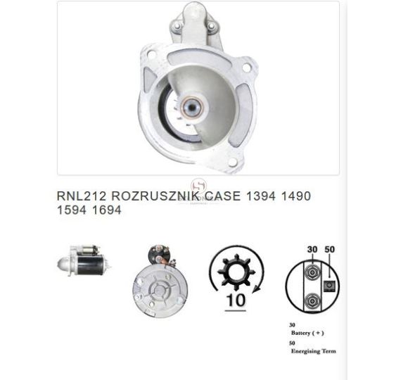 ROZRUSZNIK 12V  Z-10  FI-92  FORD [CXH661-E]