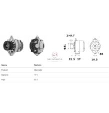 ALTERNATOR ISKRA IA0524 [CXM690-I]