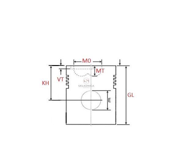 TŁOK PERKINS  100,00  3P C4 1004 / 1000- [CXP044]