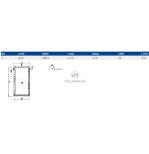 TULEJA CYLINDRA 100.00 D    1004-40 GREE [CXP068]