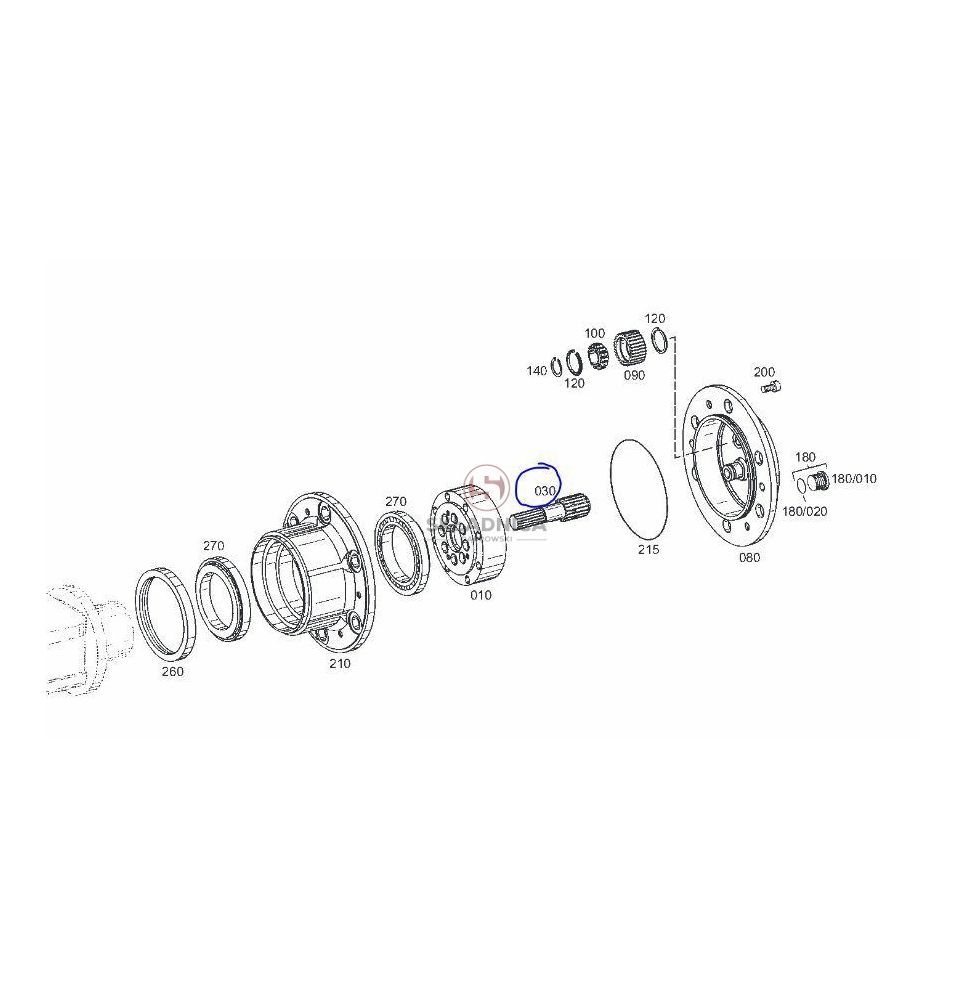 WAŁEK Z ZEBNIKIEM  Z-20/21  L138.5  ZAM CYA467-ZAM