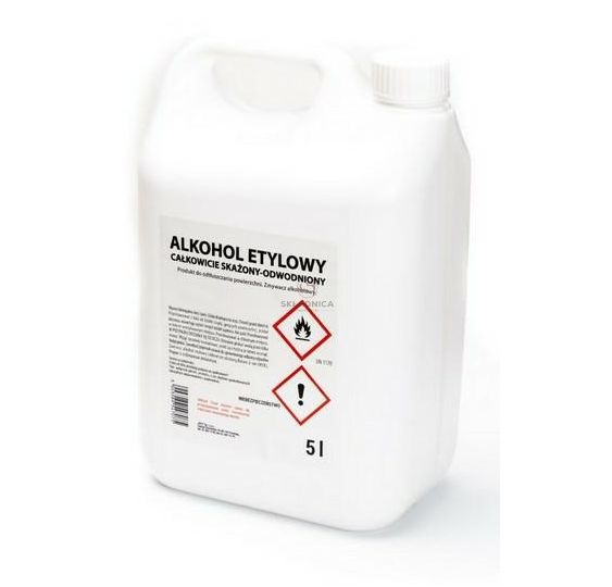 ALKOHOL ETYLENOWY 96% 5L [DC507]