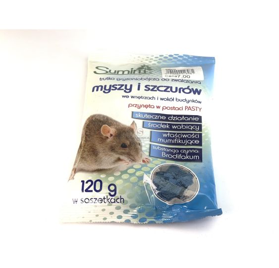 TRUTKA MIĘKKA NA MYSZY I SZCZURY 120G [DE014]