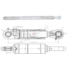 SIŁOWNIK HYD. JEDNOSTR. FI-40 Lmin-875   [DK016]
