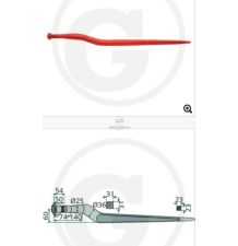 ZĄB ŁADOWACZA L-830 M24*1,5 [DK024]