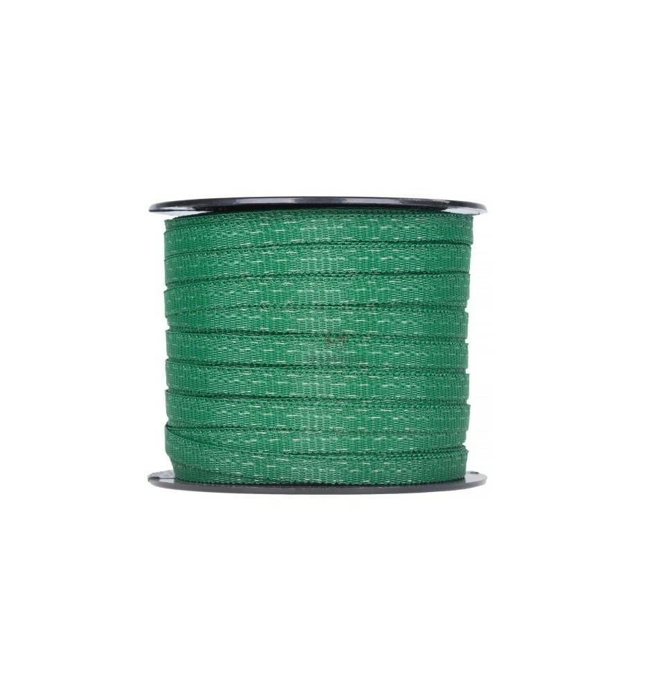 TAŚMA SZER. 7MM DŁ100M ZIELONA [DPE101]