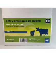 Filtr krążkowy do mleka, śr. 240 mm, 100 [DWC015606]