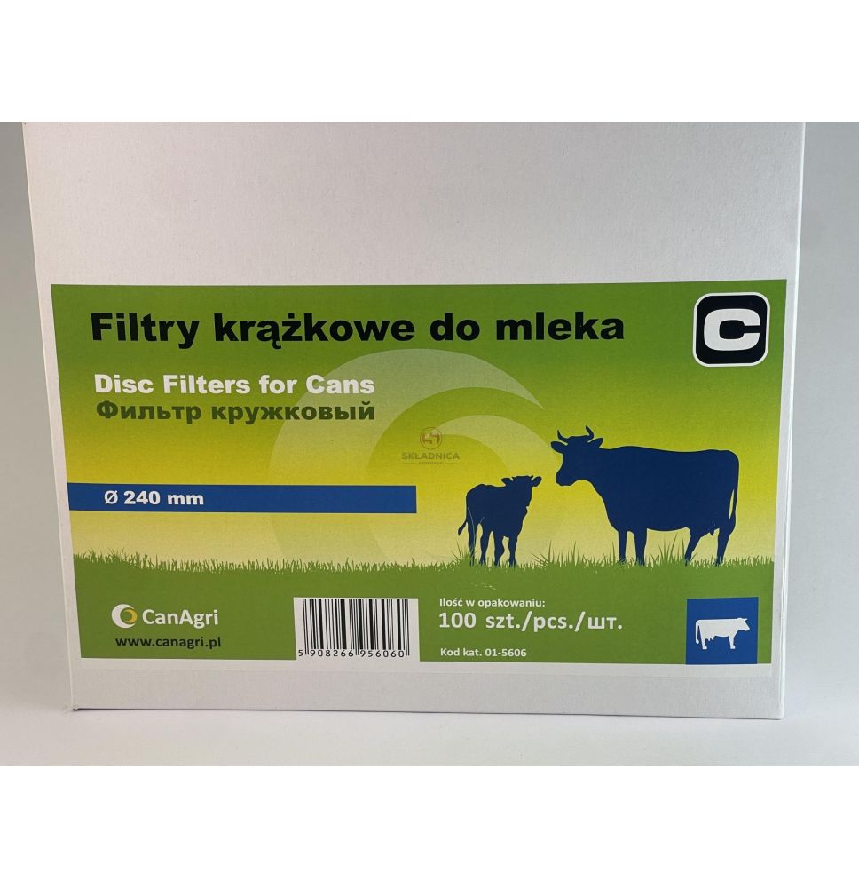 Filtr krążkowy do mleka, śr. 240 mm, 100 [DWC015606]