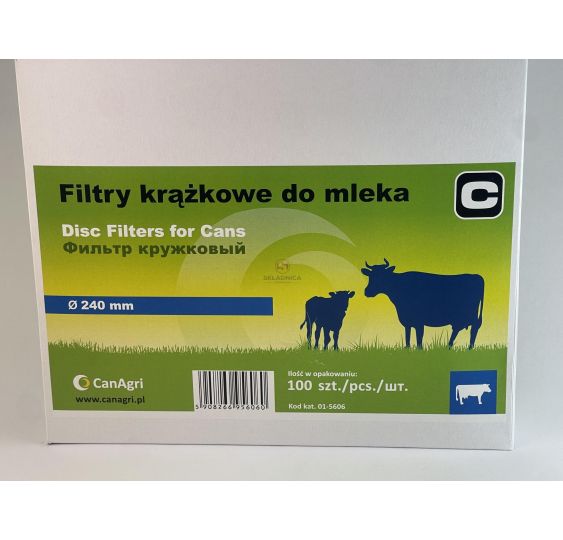 Filtr krążkowy do mleka, śr. 240 mm, 100 [DWC015606]
