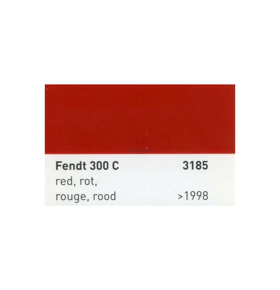 FARBA FENDT 300 C  CZERWONA    PO 1998 R [F4704]