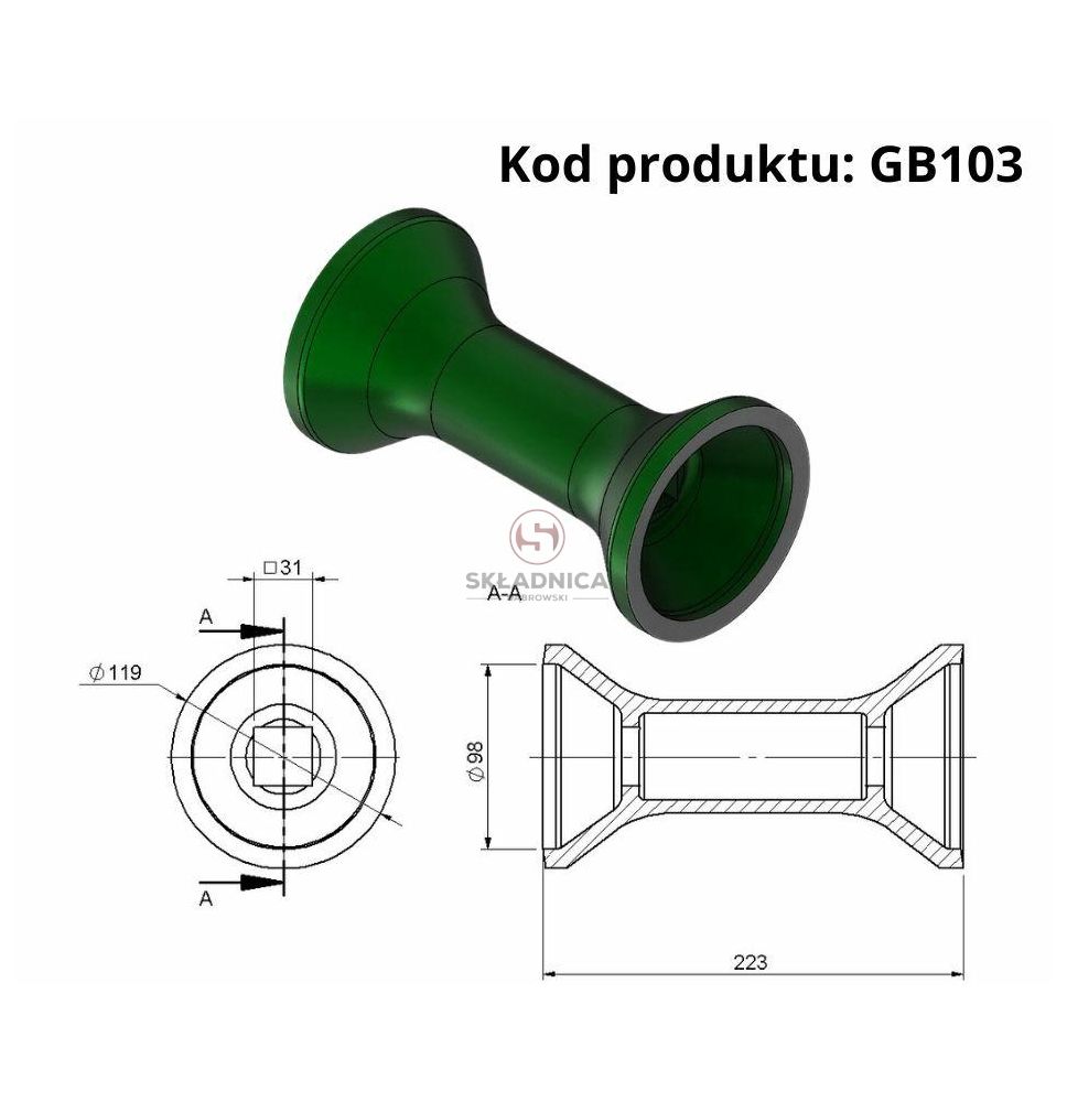 TULEJA ODLEGŁOŚCIOWA [GB103]