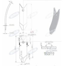 DZIÓB REDLICY DELTA-FLEX  300*80*12 TW-1 [GKU052]