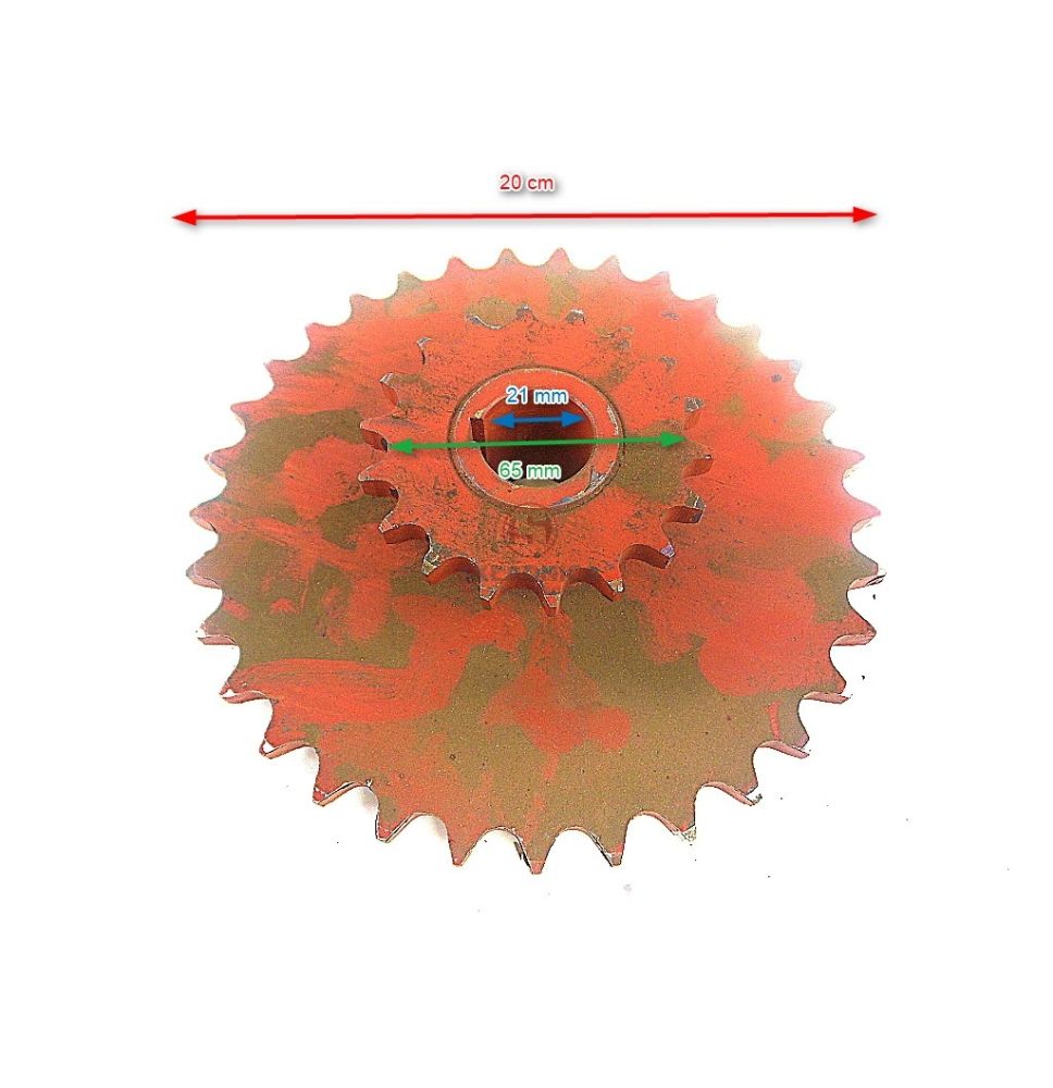 KOŁO ŁAŃCUCH.  5/8" 10B-1  Z-33 / 1/2" 0 [GS020]