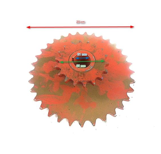 KOŁO ŁAŃCUCH.  5/8" 10B-1  Z-33 / 1/2" 0 [GS020]