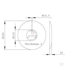 TALERZ REDLICY D-320  AMAZONE D9 [GSA072]