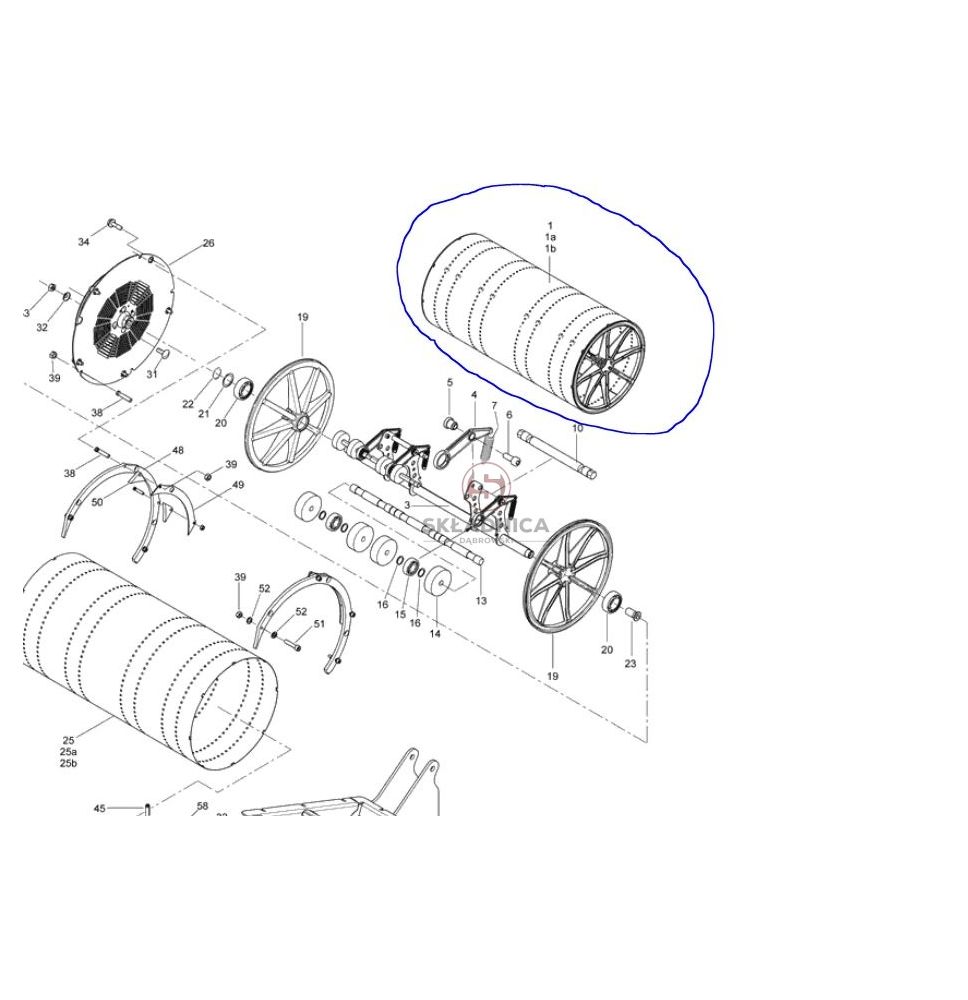 BĘBEN WYSIEWAJĄCY KPL. FI-5.5MM [GSA205]