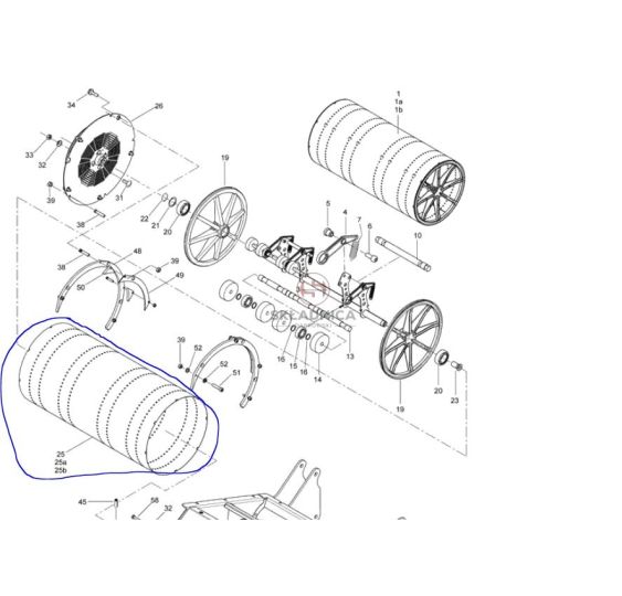 BLACHA BĘBNA WYSIEWAJĄCEGO  FI-5.5MM [GSA206]