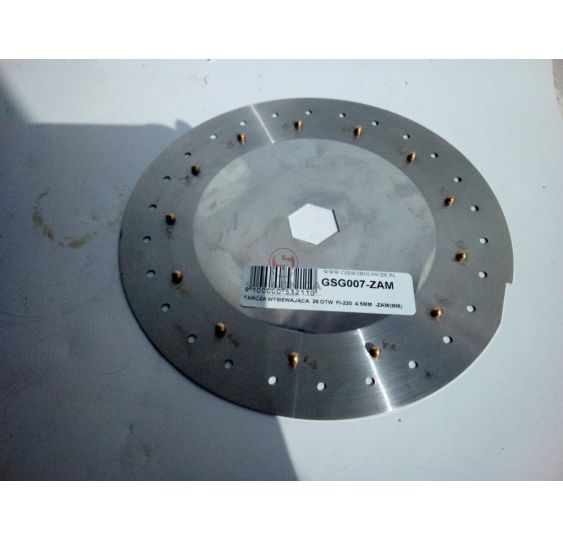 TARCZA WYSIEWAJĄCA  26OTW FI-220 4.5 ZAM [GSG007-ZAM]