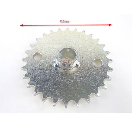 KOŁO ŁAŃCUCH.  1/2" 08B-1  Z-28 [GSV025]