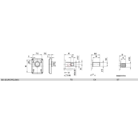 POMPA ALHP2-B0-X-25-T0-E4-06 [HP07-099-A]