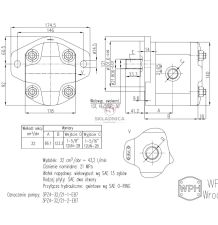 POMPA HYD.  FI-101.6  SAE 32 P W WPH [HP26-023-W]