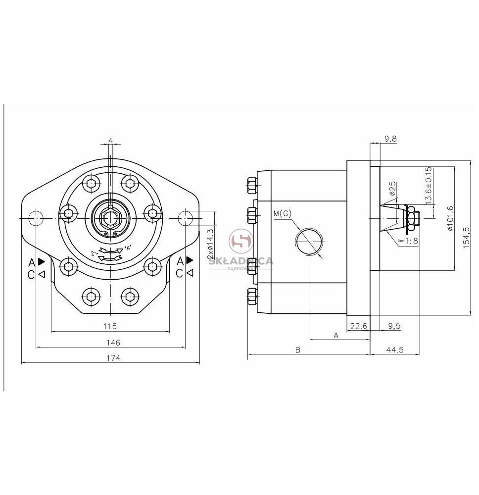 POMPA HYD. SANDERSON [HP26-250-C]