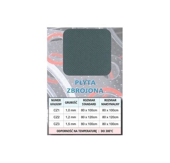 PŁYTA ZBROJONA 1.2MM 800x1200 [IN049]