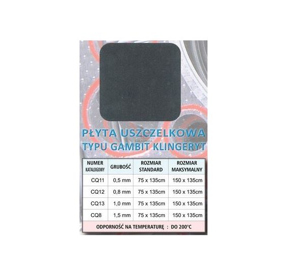 MATERIAŁ- PŁYTA USZCZELK. KLINGERYT 1MM  [IN061]