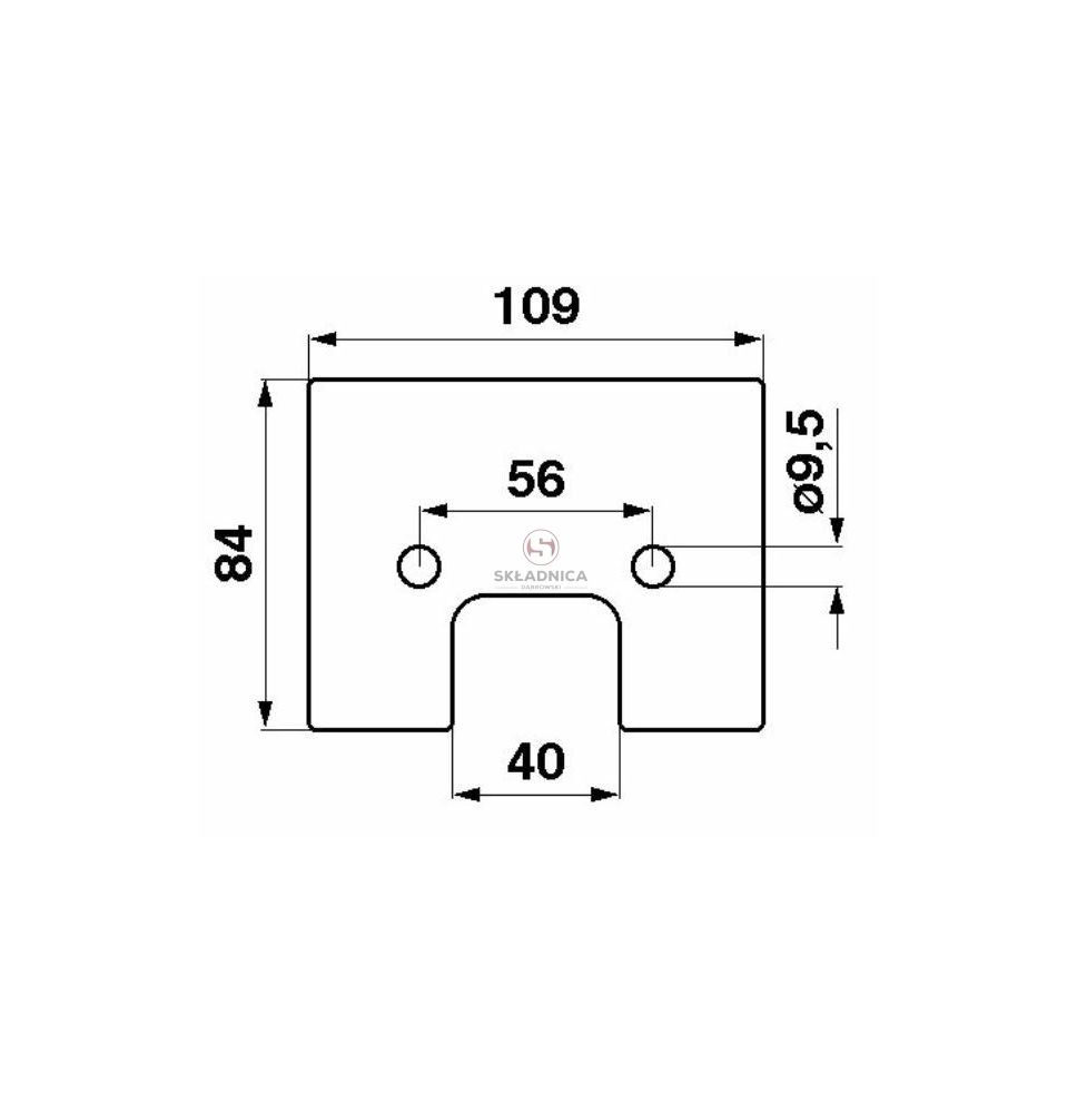 ŁOPATKA GUMOWA  109*84 [KCH440002]