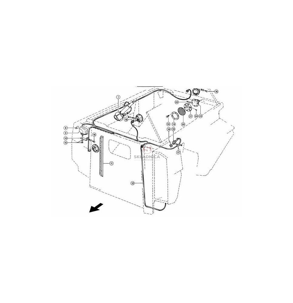 SIŁOWNIK ELEKTRYCZNY - OTWIERANIA KLAPY [KCL000093]