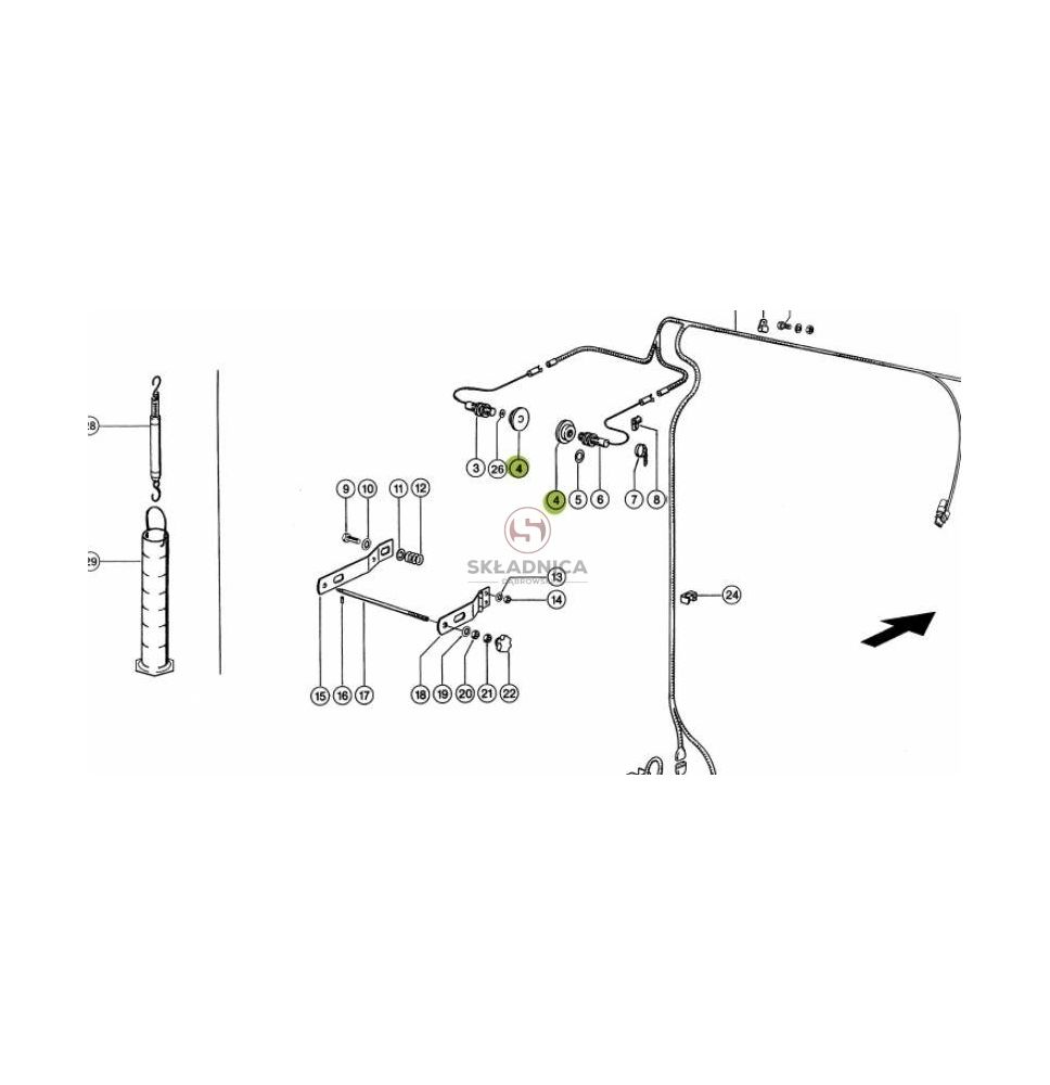 SOCZEWKA CZUJNIKA [KCL000113]
