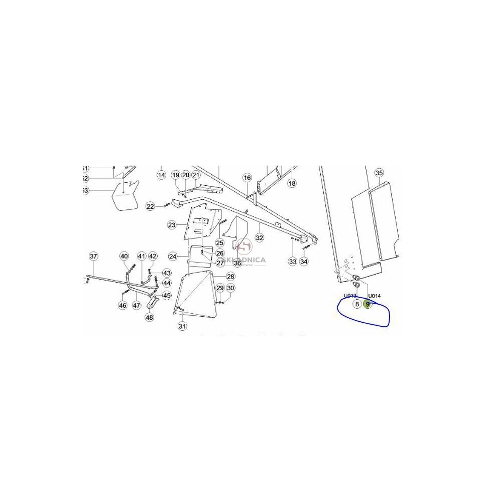 PRZYCISK PRZESTAWIANIA SIECZKARNI [KCL000281-CL]