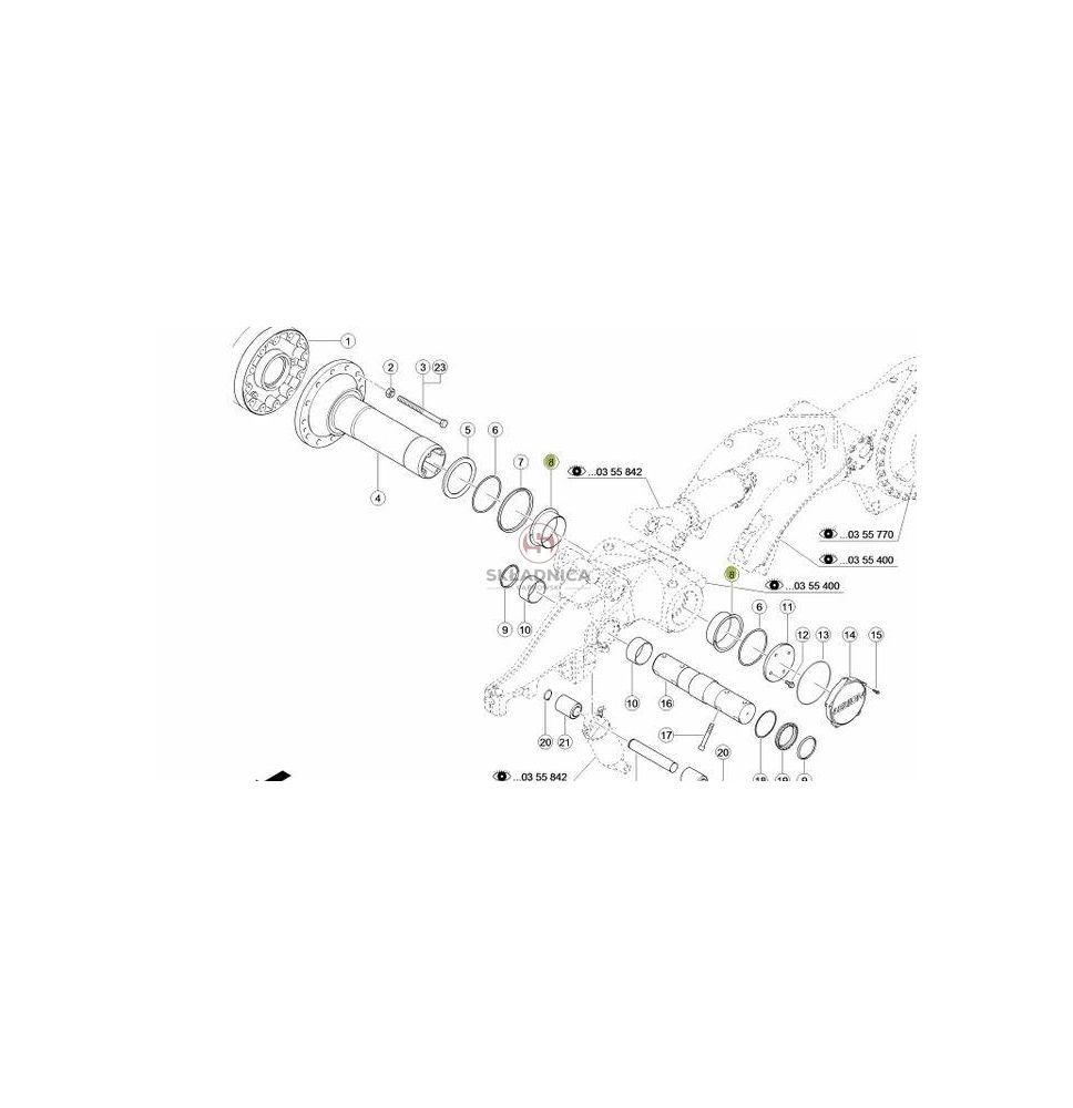 TULEJA 150*155*60 -ORY- [KCL000306-CL]