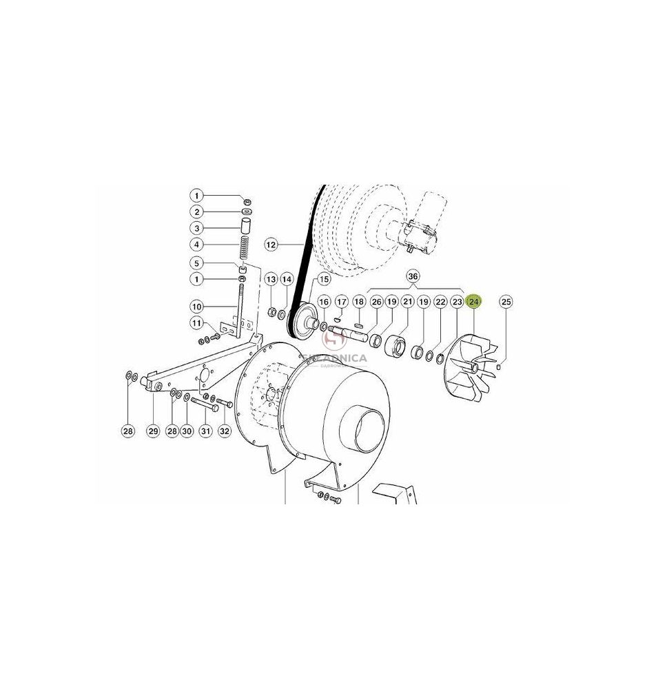 WIRNIK WENTYLATORA LEXION [KCL050433]