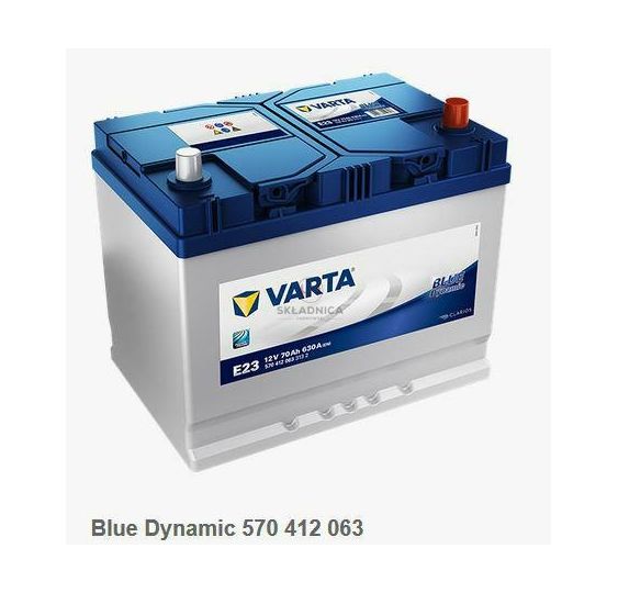 AKUMULATOR 12V  70AH  630A  VARTA [KM018-V]