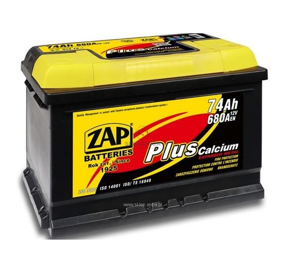 AKUMULATOR 12V  74AH  680A   PLUS - + [KM021]