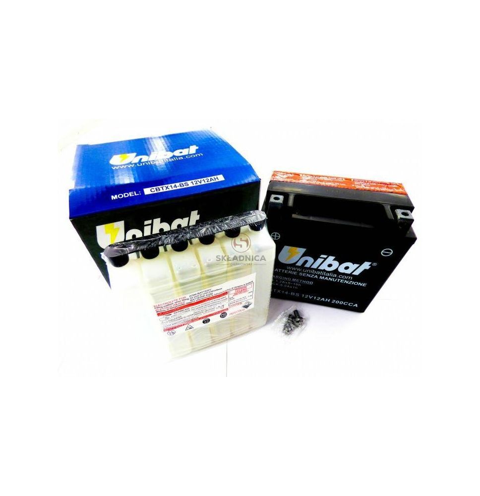 AKUM.UNIBAT 12V 12AH-CBTX14-BS-L+ [KM156]