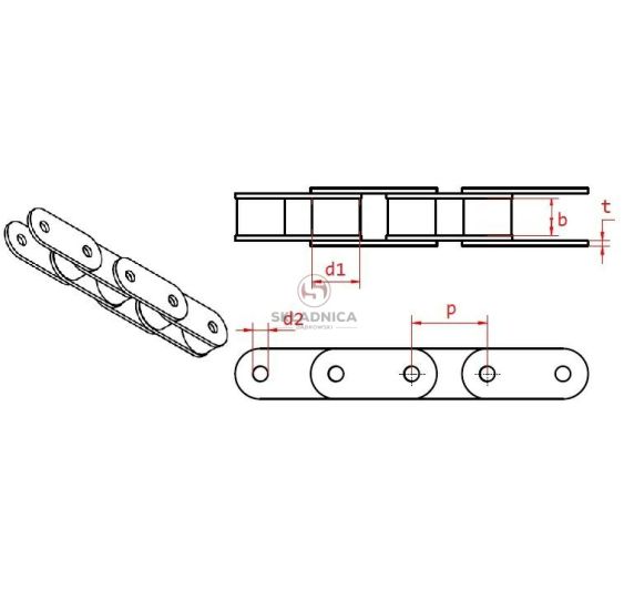 ŁAŃCUCH         1/2"   083-1   MIAB [ŁG006]