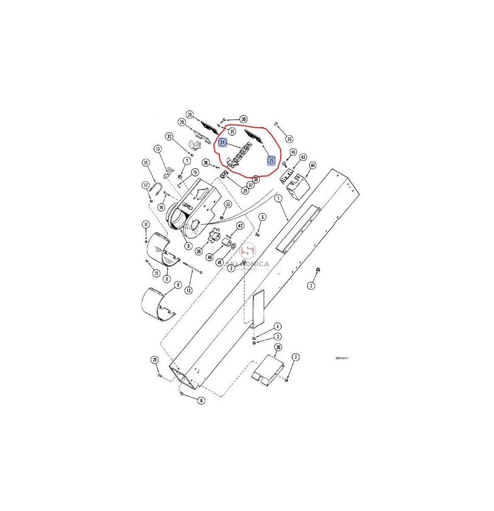 ŁAŃCUCH CASE 1312203C92 [ŁGE049]