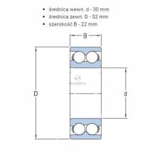 ŁOŻYSKO PC30520022CS PFI [ŁO10046-PFI]