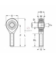 GŁÓWKA CIĘGŁA PGAKR 16 MGK [ŁOA01-0009]