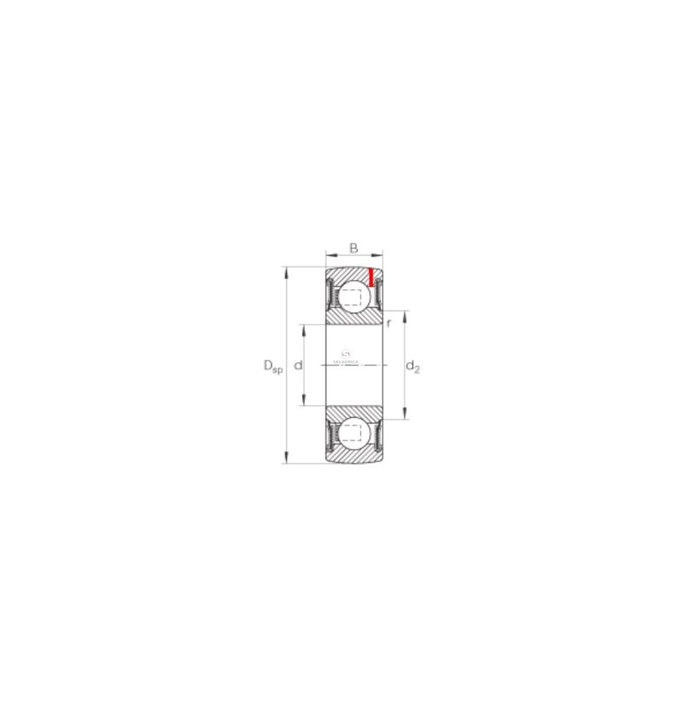 K 6207 2RS - SMAROWANE [ŁOS359]
