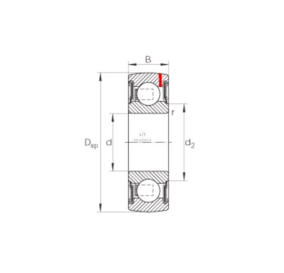 K 6207 2RS - SMAROWANE [ŁOS359]