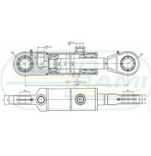 SIŁOWNIK HYD.  FI-36/63 Lmin-480         [ŁT003023]