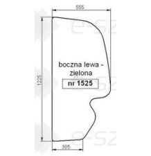 SZYBA BOCZNA LEWA [MJK108]