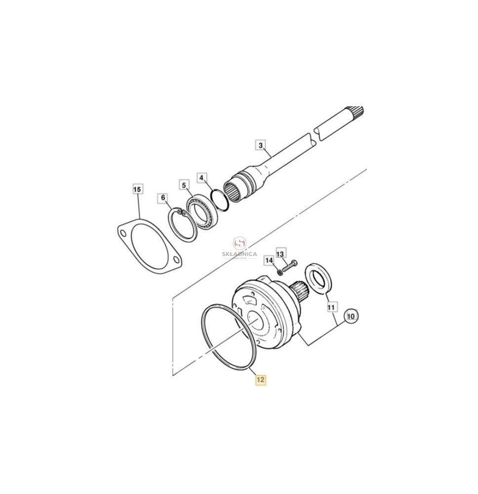 ORING  KWADRATOWY [MJN120]