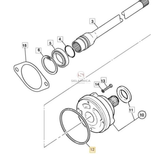 ORING  KWADRATOWY [MJN120]