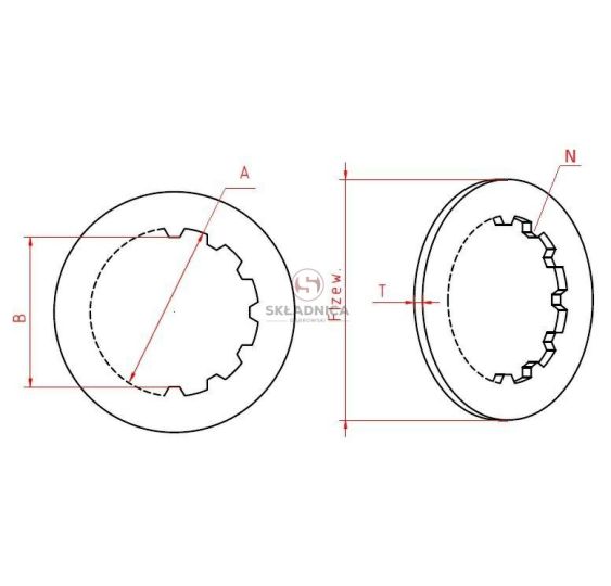 TARCZKA CIERNA  W-45  WEW. FI- 93*?  ZEW [MJN144-1]